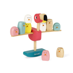 JANOD Jeu D'Équilibre Flamant Rose (Bois)