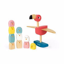 JANOD Jeu D'Équilibre Flamant Rose (Bois) - Vue supplémentaire 4