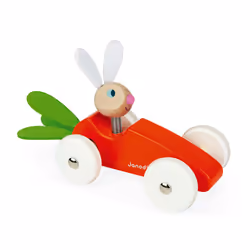 JANOD Lapin Carrot Car (wood), Bois