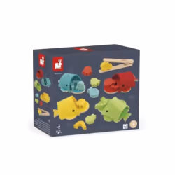 Janod Colour Sorting Game Whale 2-5 y 17 pcs