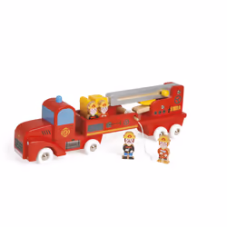 Juratoys Story - Camion De Pompiers Géant (Bois)