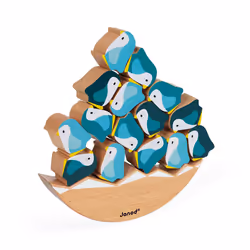 JANOD Wooden Penguins See-Saw game - In partnership with WWF®, Bois, France, 186 mm, 34 mm, 57 mm, 1 pièce(s)