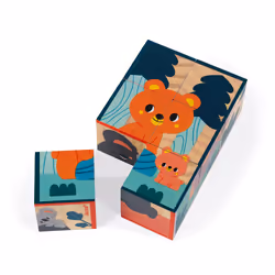 JANOD Animals wooden blocks - In partnership with WWF®
