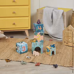 JANOD Cardboard Tower with Wooden Animal Figures In partnership with WWF® - Vue supplémentaire 2