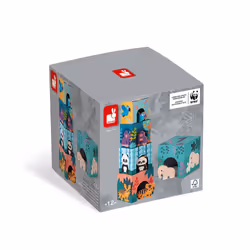 JANOD Cardboard Tower with Wooden Animal Figures In partnership with WWF® - Vue supplémentaire 5