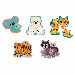 JANOD J08625 puzzle Jeu de puzzle 20 pièce(s) Animaux