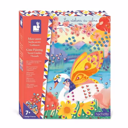 Coffret Mini-Canes à Coller Jardin Secret - Les Ateliers du Calme - 5 Tableaux - Kit Loisir Créatif Enfant - Dès 7 ans