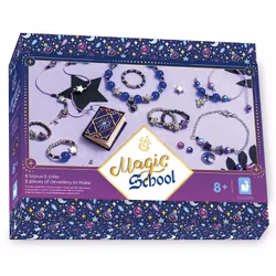 JANOD Magic School - 8 Jewels to Create, Kit de loisirs créatifs pour enfants, 8 an(s), Métal, Nylon, Papier, Plastique, Mult ...