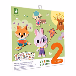 Stickers Epais Repositionnables - My Arts & Crafts - Dès 2 Ans - Kit Loisir Créatif Enfant