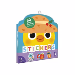 50 Grandes Gommettes Repositionnables pour Enfants - Stickers Thème Jardin - Pré-découpées pour Faciliter la Préhension - 18  ...