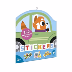 Stickers - Pochette 200 Stickers - Thème Véhicules - Dès 3 Ans et + - Loisir Créatif Enfant