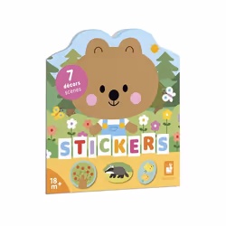 Stickers - Cahier de Stickers Repositionnables - Thème La Foret - Dès 18 mois - Loisir Créatif Enfant