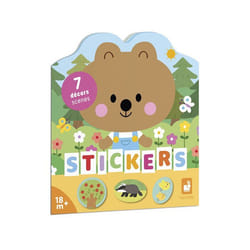 Stickers - Cahier de Stickers Repositionnables - Thème La Foret - Dès 18 mois - Loisir Créatif Enfant