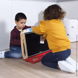 JANOD Splash double-sided wooden blackboard table tableau à craie et accessoires Bois