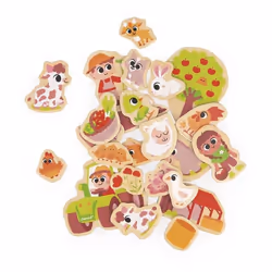 Janod - Magnets Ferme 24 pièces - JURATOYS