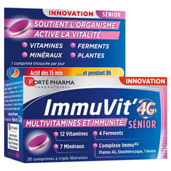Forté Pharma ImmuVit' 4G Sénior 30 Comprimés
