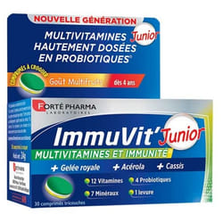 Forté Pharma ImmuVit' Junior 30 Comprimés à Croquer
