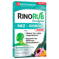 Forté Pharma RinoRub Nez-Gorge 15 Comprimés