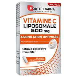 Forté Pharma Vitamine C Liposomale 500 mg 30 Gélules Végétales