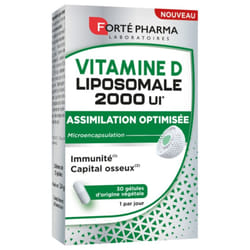 Forté Pharma Vitamine D Liposomale 2000 UI 30 Gélules Végétales