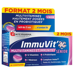 Forté Pharma ImmuVit' 4G Sénior 60 Comprimés