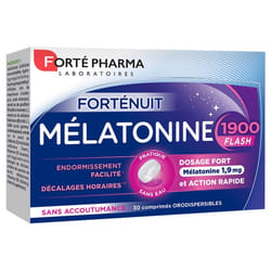 Forté Pharma Forténuit Mélatonine 1900 Flash 30 Comprimés