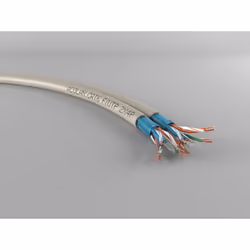 cable réseau - catégorie 6 - utp - lsoh-fr - 2 x 4 paires - ivoire - au mètre dca - acome m5009st