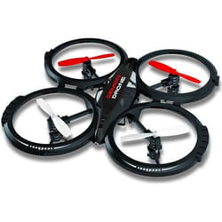 Drone Télécommandé SILVERLIT Demon Drone - Quadricoptère 360° pour Intérieur et Extérieur - Noir