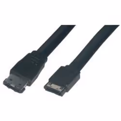 MCL MC552A-1M, Mâle/Mâle, Noir