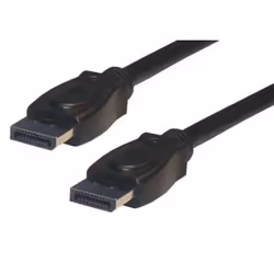MCL Cable Display Port, 2 m, DisplayPort, DisplayPort, Noir, 10,8 Gbit/s, Mâle/Mâle