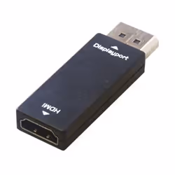 MCL Adapteur DisplatPort / HDMI, DisplayPort M, HDMI FM, Noir