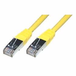 MCL Cable RJ45 Cat6 0.5m Yellow, 0,5 m