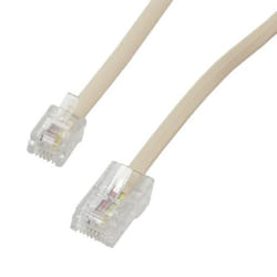 MCL 0.2m RJ11 (6/4) - RJ45 câble de réseau Gris 0,2 m U/FTP (STP)