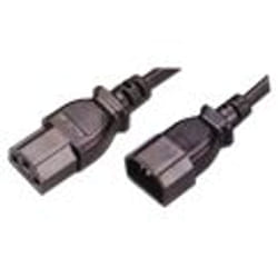 MCL Cable Electric male/female 2m Noir