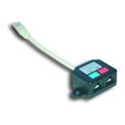 MCL Dedoubleur Ethernet RJ45 câble de réseau Noir