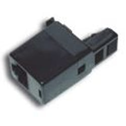 MCL Croiseur ethernet RJ45 Male / Femelle Noir
