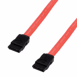 MCL MC550/3-0.5M, 0,5 m, SATA III, Mâle/Mâle, Noir, Rouge, Droit, Droit