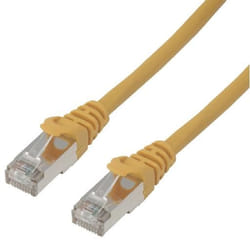 MCL 1.5 Cat6a F/UTP câble de réseau Jaune 1,5 m F/UTP (FTP)