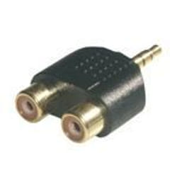 MCL 3.5mm / 2xRCA Adapter Noir
