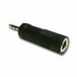 MCL 3.5mm / 6.3mm Adapter, 3.5mm, 6,3 mm, Noir