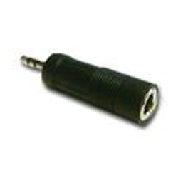 MCL 3.5mm / 6.3mm Adapter 6,3 mm Noir