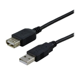 MCL MC922AMFGE-3M câble USB USB 2.0 USB A Noir