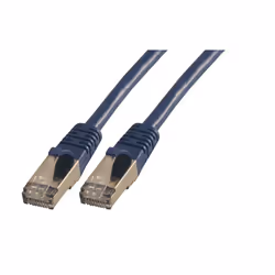 MCL FTP6-1M/B, 1 m, Cat6, F/UTP (FTP), RJ-45, RJ-45