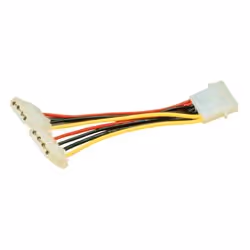 MCL Cable alim en Y 5"1/4 vers 2 X 5"1/4