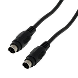 MCL S-VHS mini-din 4 câble S-video 10 m S-Video (4-pin) Noir