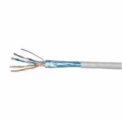 MCL Cable cat 5E Souple F/UTP rouleau 100m, 100 m, 5e, Blanc