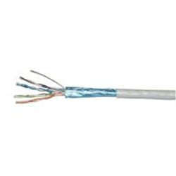 MCL Cable cat 5E Souple F/UTP rouleau 100m câble coaxial Blanc