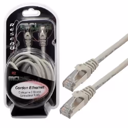 MCL FCC6BMZ-3M, 3 m, Cat6, F/UTP (FTP), RJ-45, RJ-45