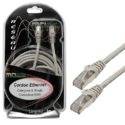 MCL 5m CAT 6 F/UTP câble de réseau Gris Cat6 F/UTP (FTP)