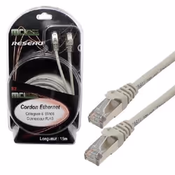 MCL FCC6BMZ-15M, 15 m, Cat6, F/UTP (FTP), RJ-45, RJ-45